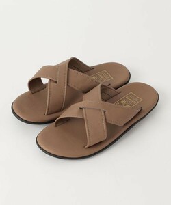 新品 茶系 US10 28cm UA 別注 アイランドスリッパ ISLAND SLIPPER レザー SANDALS PB223 クロス サンダル ハワイ USA 85 レア カラー 雪駄