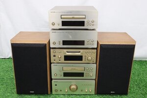 【行董】DENON デノン システムコンポ DMD-F06/UPA-F07/UTU-F07/UCD-T07/UDR-F07/USC-F07 スピーカー オーディオ機器 ※2個口※ AFZ00BPM15