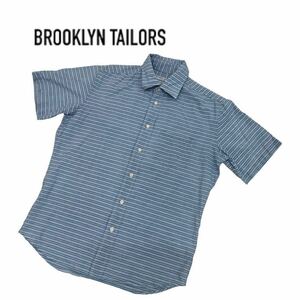 b242 BROOKLYN TAILORS ブルックリンテーラーズ JOURNAL STANDARD ジャーナルスタンダードトップス 半袖 半袖シャツ ブルー系 総柄 メンズ2