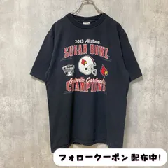 古着 used　The Cotton Exchange　Allstate SUGAR BOWL　半袖プリントTシャツ　黒　レトロ