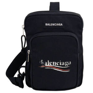 バレンシアガ BALENCIAGA 620260 2AA29 1090 エクスプローラー クロスボディ メッセンジャーバッグ ブラック メンズ ユニセックス 