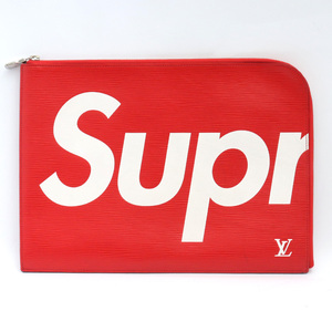 LOUIS VUITTON × SUPREME エピ ポシェット ジュールGM レッド M67722 ルイヴィトン シュプリーム クラッチバッグ PO.JOUR SP EPI POCHETTE