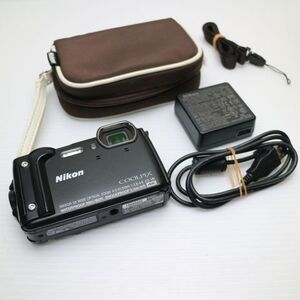 美品 COOLPIX W300 ブラック 中古 Nikon あすつく 土日祝発送OK