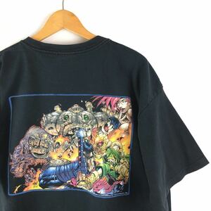 ビンテージ 90s【Battle Chasers】コミック ゲーム Tシャツ XL Joe Mad バトルチェイサーズ 古着 マーベル アニメT AKIRA ロックT Y2K