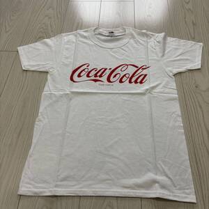 未使用●コカ・コーラ Coca-Cola&フルーツオブザルーム Fruit of The Loom by ビームスボーイ BEAMS BOY プリント 半袖 Tシャツ ★1481-4