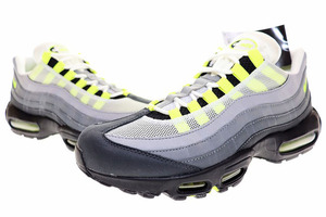 ナイキ NIKE AIR MAX 95 OG NEON YELLOW 2020 28.5cm CT1689-001 エア マックス ネオン イエロー イエローグラデ 【ブランド古着ベクトル】