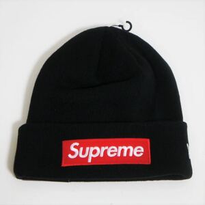 Supreme New Era Box Logo Beanie Black 22FW シュプリーム ニューエラ ボックス ロゴ ビーニー ブラック ボックスロゴ