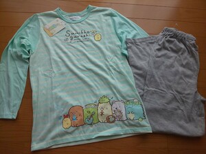 すみっコぐらし パジャマ 140 長袖 長袖パジャマ 上下セット ルームウェア Tシャツ