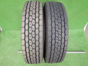 ★BS M800 ミックス★225/80R17.5 123/122L 残り溝:1本未使用/1本9.8mm以上 1本2016年/1本2014年製 2本 MADE IN JAPAN