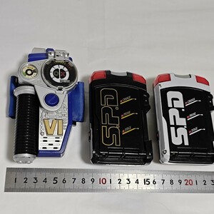 デカレンジャー DX SPライセンス マスターライセンス ブレスロットル デカブレイク 戦隊 特撮 Japanese JAPAN TOYS POWER Rangers SPD