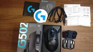 [中古・状態良]Logicool G ゲーミングマウス G502WL LIGHTSPEED ワイヤレス ゲーミング マウス HERO 25K センサー G502WL