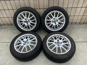 185/55R15 YOKOHAMA ECOSバリ山アルミホイールセット4穴