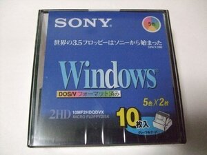 SONYWindows3.5インチフロッピーカラーMIX10枚セット 10MF2HDQDVX