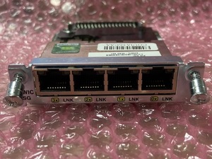 ★中古 Cisco ルーターモジュール (EHWIC-4ESG) ギガビット イーサーネット 拡張 モジュール