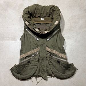 00s L.G.B. Archive BONO Hooded Vest rare ifsixwasnine jacket hoodie parachute ルグランブルー アーカイブ ベスト パーカー ジャケット