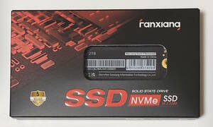 1円～ 新品 即発送 Fanxiang SSD 2TB PCIe Gen3.0 ×4 M.2 Type2280 NVMe 1.4 内蔵 最大読込 3,600MB/s