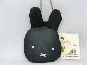 miffy/ミッフィー　パッカブルエコバッグ☆彡　ブラック☆　ボールチェーン付　新品　へミングス