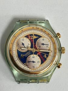 【E/0】SWATCH スウォッチ CHRONO クロノ Hole In One ケースのみ 不動品