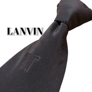 ★LANVIN★　ランバン　ブラウン系　総柄　フランス製