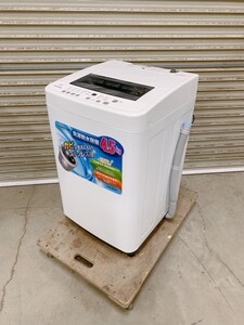 中古 動作OK S.Kjapan/エスケイジャパン 全自動電気洗濯機 SW-K45A 4.5kg 2023年製 一人暮らし 単身 引取歓迎 茨城県 1224こ2 H 220