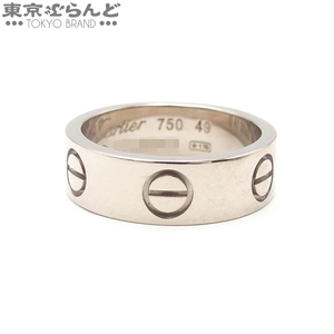 101738284 カルティエ CARTIER ラブリング LOVE ホワイトゴールド K18WG 8.5号相当 49 リング・指輪 レディース 仕上済