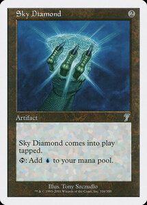 MTG ■無/英語版■ 《空色のダイアモンド/Sky Diamond》第7版 7ED