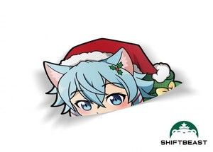 ★即納★SHIFTBEAST Sinon Peeker Winter Edition シノン SAO ステッカー デカール シフトビースト JDM USDM 痛車 ソードアートオンライン