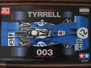 タミヤ 1/12 TYRRELL タイレル 003 メタルパーツとエッチングパーツ付き METAL＆PHOTO-ETCHED PARTS INCLUDED 