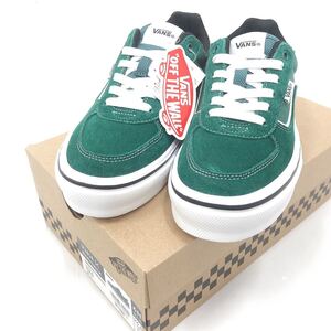 未使用　VANS ヴァンズ　バンズ　MARVERICK マーベリック V3858 SC スニーカー グリーン/ホワイト 24.5cm R尼0106