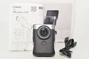 【美品】 Canon Vlogカメラ PowerShot V10 シルバー PSV10SL　#7475