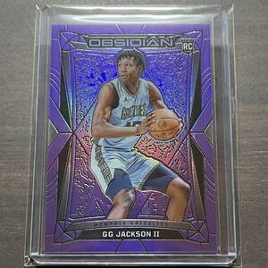 GG Jackson II RC Purple Flood Electric Etch /49 Parallel 2023-24 Panini Obsidian Basketball NBA