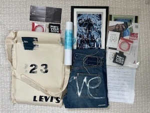 LEVIS　６６５０１　アートジーンズ　アメリカ製　W３２L３８　シリアルナンバータグ付き　未使用品　デッドストック　リーバイス