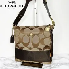 18 COACH コーチ シグネチャー ショルダーバッグ