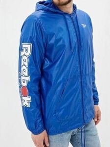 ★リーボック Reebok Classic 新品 メンズ 裏メッシュ ビッグロゴ インターナショナル グラフィック ジャケット[EB3627 サイズ S