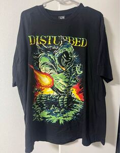 DISTURBED バンドTシャツ XL 90s ヴィンテージ Tシャツ 半袖 古着