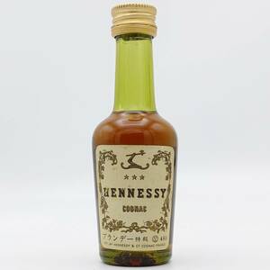 【全国送料無料】特級 HENNESSY Three Stars ★★★ COGNAC　40度　29ml【ヘネシー スリースター コニャック】