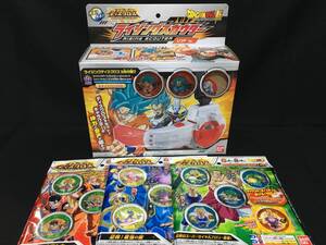 デッドストック バンダイ ドラゴンボール超 ドラゴンボールディスクロス ライジングスカウター レッド Ver. ライジングディスク セット