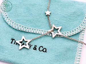 AK0606645　★ 1円～！ TIFFANY&Co. ティファニー スターラリアット ネックレス 925 シルバー スター 星 アクセサリー ジュエリー