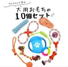 犬 おもちゃ ロープ 10個セット ボール ロープ　フリスビー 頑丈 壊れない