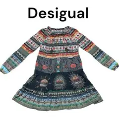 Desigual デシグアル Aライン ワンピース