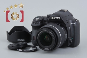 【中古】PENTAX ペンタックス K-50 ブラック 18-55 レンズキット