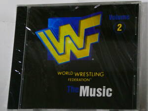 WWF CD The Music Volume.2 新品未開封　アンダーテイカー、ストーンコールド、ブレット・ハート、ベイダー、サイコ・シッド、サニー他