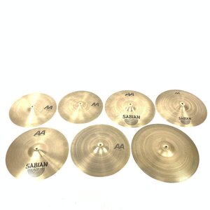 SABIAN セイビアン AA Medium Crash 16/41㎝ 他 シンバル 全7枚セット★ジャンク品