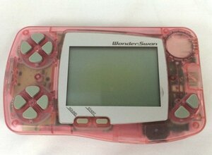 ☆☆BANDAI バンダイ　WonderSwan ワンダースワン　本体のみ　SW-001　スケルトンピンク　不動品☆ジャンク品