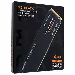 Western Digital製 内蔵SSD 4TB WD_Black SN850X NVMe SSD WDS400T2X0E [管理:1000025017]