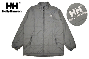 A-4397★送料無料★美品★HELLY HANSEN ヘリーハンセン HV146421★正規品 グレー 中綿 キルティング ジャケット ジャンパー ブルゾン XL