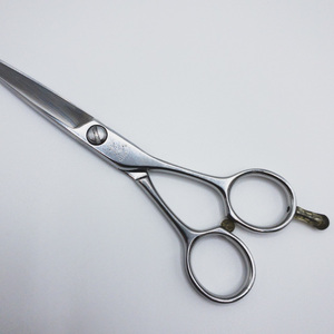 【ヒカリシザーズHIKARI光シザーHIKARI SCISSORS】E-5.5 シザー メガネ 理容 美容ハサミ 美容師 理容師 右利き 5.5インチ 中古 sc292