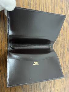 HERMES エルメス/手帳カバー スケジュール帳 ○N刻印 シルバー金具 ブラウン 茶色 レザー ◆管No4836