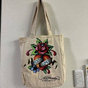 Ed Hardy エドハーディー トートバッグ ローズ