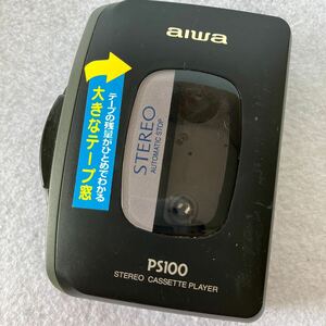 AIWA カセットプレーヤー HS-PS100 ジャンク品 M